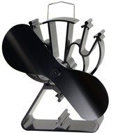 Heat Powered Stove Fan for Wood / Log Burner/Fireplace - Eco Friendly(Gold)