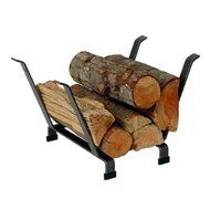 Enclume Country Home Log Basket Log Rack, Hammered Steel N7