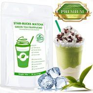 STAR-BUCK Matcha Latte Frappe Mix (16oz) - STAR Quality Matcha for a few BUCKS - Made with Certified 100% Organic... N10