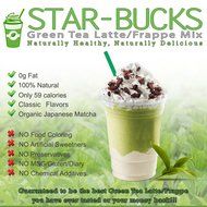 STAR-BUCK Matcha Latte Frappe Mix (16oz) - STAR Quality Matcha for a few BUCKS - Made with Certified 100% Organic... N12