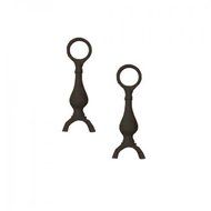 Napolean Fireplaces ANIH Andirons - Painted Black
