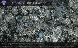 Gray Nugget - Fireplace Glass - 1 LB.