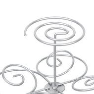 UEETEK 4-Tier Cupcake Stand Hold 23 Cupcakes Chrismas Party Wedding Display Holder Metal Dessert Stand