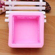 Square Lace Silicone Soap Mold Fondant Cake Chocolate Mould N4