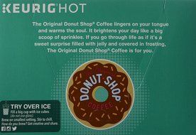 Donut Shop Medium Roast Coffee 12 K Cups,Net wt :4.6 Oz N6