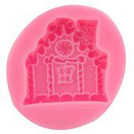 Mr.S Shop Mini Castle-shaped Silicone Mold Fondant Chocolate Cake Decoration Baking Mold DIY Tools N7
