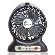 FengLan Portable Lithium Battery Fan 4-inch Vanes 3 Speeds Rechargeable Desktop Fan Mini Desk Fan Portable Handheld...