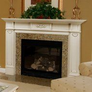 Pearl Mantels Monticello Wood Fireplace Mantel Surround, 72W x 8D x 53H inches