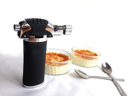 Professional Culinary Kitchen Blow Torch for Creme Brulee Takes Butane Gas Premium Blowtorch Safety Lock and Flame... N9