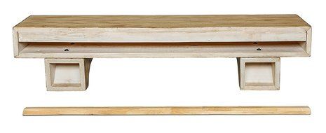 Pearl Mantels Shenandoah Traditional Fireplace Mantel Shelf N42