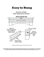 Pearl Mantels Shenandoah Traditional Fireplace Mantel Shelf N43