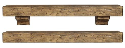 Pearl Mantels Shenandoah Traditional Fireplace Mantel Shelf N45