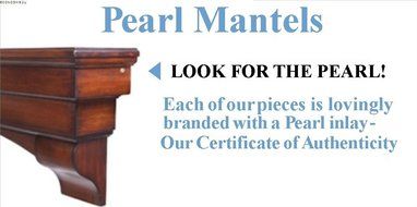 Pearl Mantels Shenandoah Traditional Fireplace Mantel Shelf N47