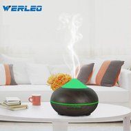 Aromatherapy Essential Oil Diffuser,Werleo 250ml Wood Grain Ultrasonic Cool Mist Whisper Quiet Aroma Air Humidifier... N2