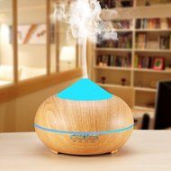 Aromatherapy Essential Oil Diffuser,Werleo 250ml Wood Grain Ultrasonic Cool Mist Whisper Quiet Aroma Air Humidifier... N4