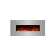Modern Flames CLX Series Wall Mount/Built-in Electric Fireplace with Black Glass Front, 100-Inch N13