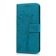 iPhone 7 Plus Case (5.5 inch) - Wallet Flip Folio Stand Case Embossed Flower Tree PU Leather Case Shockproof Soft... N12