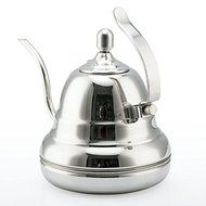 Diguo Coffee Kettle Stainless Steel Pour Over Kettle Coffee Pot Tea Pot, Gooseneck, 1.2 Liter N2