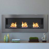 Moda Flame Devant Ventless Bio Ethanol Wall Mounted Fireplace N7