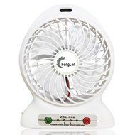 FengLan Portable Lithium Battery Fan 4-inch Vanes 3 Speeds Rechargeable Desktop Fan Mini Desk Fan Portable Handheld... N3