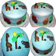 O.K Silicone mold Fondant cake Giraffe gumpaste M4823 N3