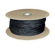 Black Wood Stove Door Gasket Spool - 3/16" Rope x 200'