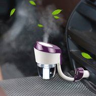 Topist Car Humidifier, Dual USB Charger Port Essential Oil Aroma Diffuser, Portable Ultrasonic Mini Cool Mist... N17