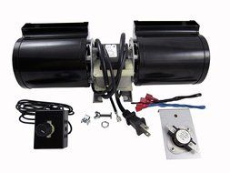 Heat N Glo GFK-160A Replacement Fireplace Blower And Kit Fan Glow FK-180 &hearts; Replacement Parts