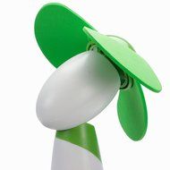 KINGSO Portable Personal Handheld Battery Operated Blower Cooler Mini Fan Green