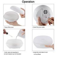 Essential Oil Diffuser, Leofan 200ml Aromatherapy Cool Mist Humidifier with Adjustable Mist Mode, 4 Timer Settings... N10