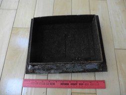 The Vaughn Foundry Co Stove cleanout door Cast iron Norwich Antique wall insert N2