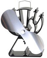 Heat Powered Stove Fan for Wood / Log Burner/Fireplace - Eco Friendly(Gold) N4