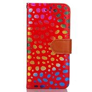 Iphone 7 Plus Wallet Shell Case,Yaheeda[Credit Card Slot] Colorful Shiny Sparkle Polka Dolt Pattern Gold Gilding... N12