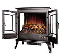 Argo Furniture Jax Infrared Freestanding Portable Compact Electric Fireplace N4