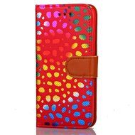 Iphone 7 Plus Wallet Shell Case,Yaheeda[Credit Card Slot] Colorful Shiny Sparkle Polka Dolt Pattern Gold Gilding... N14