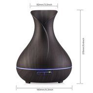 Essential Oil Diffuser, Leofan 200ml Aromatherapy Cool Mist Humidifier with Adjustable Mist Mode, 4 Timer Settings... N19