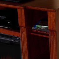 Kendall Electric Media Fireplace - Glazed Pine N22
