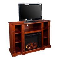 Kendall Electric Media Fireplace - Glazed Pine N24