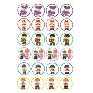 24 Edible cake toppers decorations autism awareness ND2