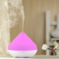 300ml Aroma Essential Oil Diffuser,Ultrasonic Cool Mist Whisper-Quiet Humidifier with 4 Timer Settings and Auto... N4
