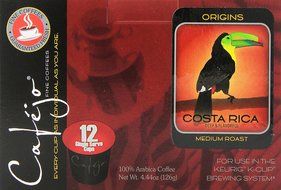 Cafejo K-Cups, Costa Rica Coffee, 50 Count N146