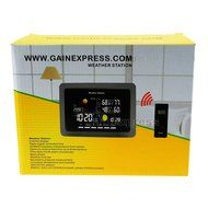 Wireless Weather Station WWVB RCC + 3 Remote Sensor LED Backlight Moonphase Outdoor Indoor Temperature Humidity... N7