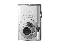 Canon PowerShot SD770 IS 10MP Digital Camera with 3x Optical Image Stabilized Zoom (Silver) N2