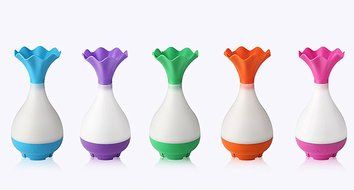 AJUSEN Essential Oil Diffuser, 95ml Ultrasonic Cool Mist Humidifier / Aroma Diffuser with Adjustable Mist Mode... N2