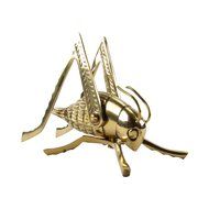 Solid Brass Lucky Cricket Rustic Fireplace Hearth/Mantle Decor N2