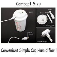 Doulex N3W3P002 USB Cup Humidifier Portable Simple Desk Humidifier Clean Filter (+ L size Filter (3ea), Star) N2