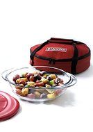 Anchor Hocking 3 PC Essentials Bake N Take Set - 2 QT
