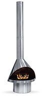MALM Ventless Fireplace with SUPER BIO FUEL Burner - Modern Fireplace - Cleaner Burning - Metal (Copper) N2