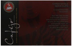 Cafejo K-Cups, Costa Rica Coffee, 50 Count N223