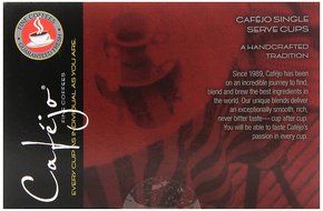 Cafejo K-Cups, Costa Rica Coffee, 50 Count N227